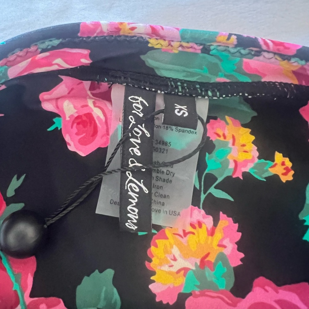 NWT For Love&Lemons High-waist RoseWater Swim Bottoms - Picture 8 of 9